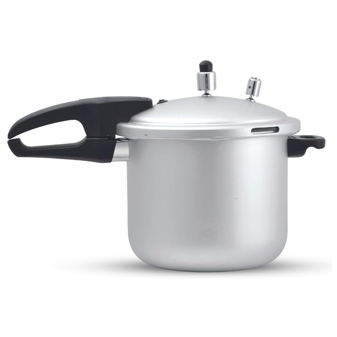 Kitchen King Feast Pressure Cooker, 4 Point Safety System, Smart Cooking Technology, Promotes Healthy Cooking, PFOA Free, Energy Saving Meals for Professionals & Home Use (7 Liters)