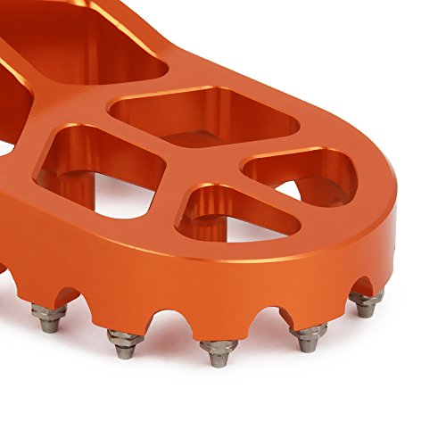 Jfg Racing Dirt Bike Foot Pegs Cnc Wide Footpegs Rest Pedals For 85 Sx 18-22/ 125Sx/250-450Sx-F 16-22/ 250Sx 2017-2022/ 125-530 Exc/Exc-F 17-22/ 125-300Xc 17-22/ 250-450Xc-F 16-22 #TOP6