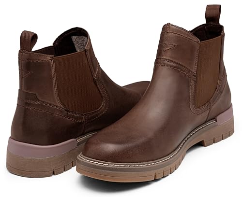 Image of Jousen Chelsea Boots Casual Slip On Ankle Waterproof Mens Boots
