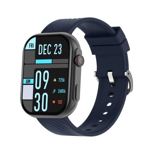 HS80 Smart Watch, Relógio inteligente Rastreador de condicionamento físico com tela HD de 2,01" para telefones Android/iOS com monitor de frequência cardíaca e oxigênio no sangue e contador de passos, 123 modos esportivos à prova d'água IP67 Relógio inteligente para homens e mulheres (Azul)