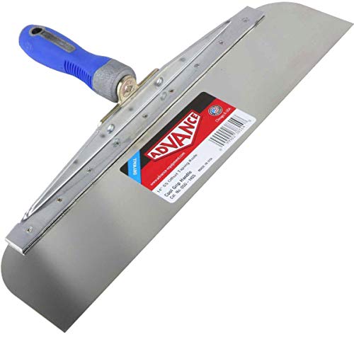 Advance Offset Taping Knife - 14" Stainless Steel with Soft Grip Handle
