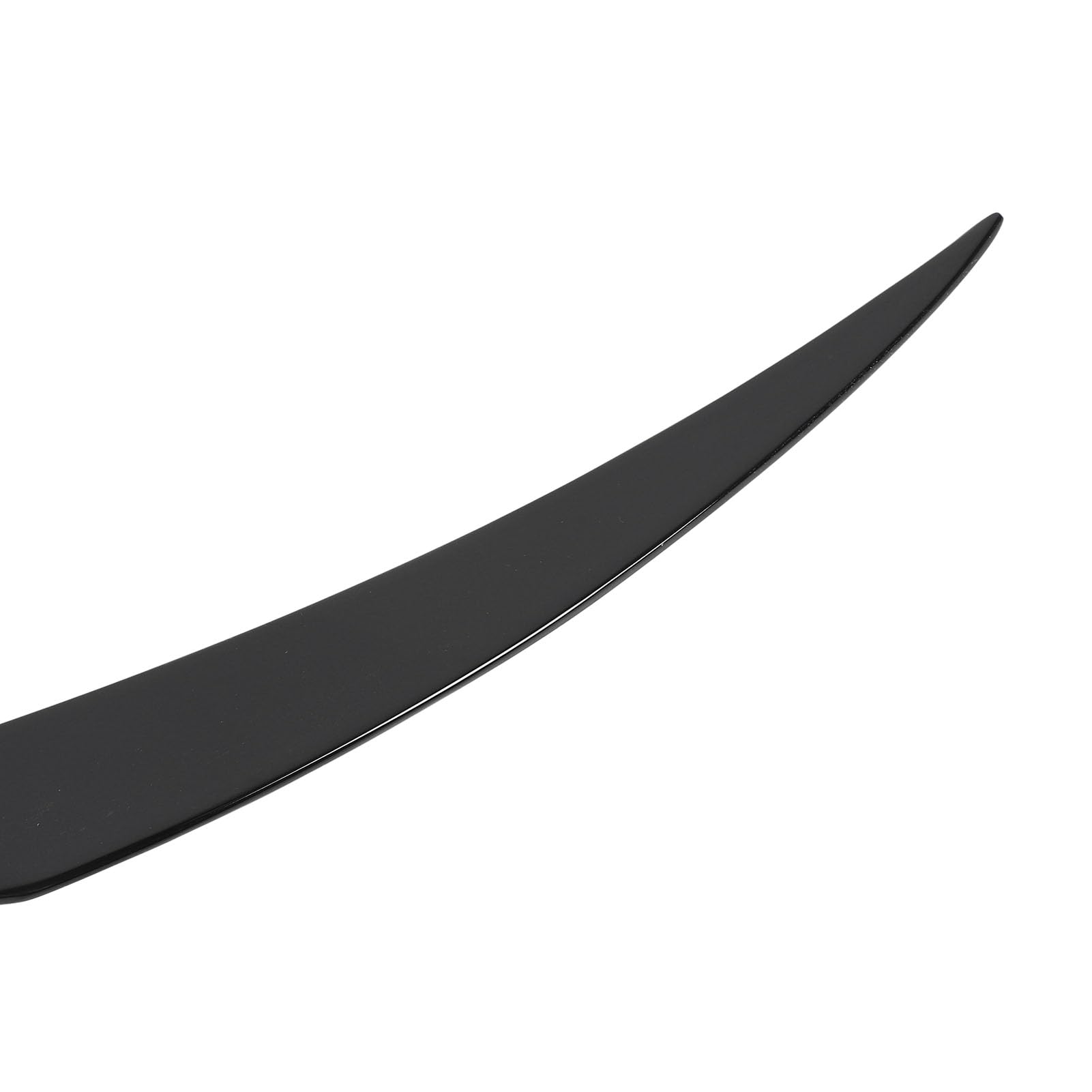 Trunk Spoiler, labbro di co, rivestimento di stampaggio posteriore compatibile con Giulia 2015 a UP, pannello di estensione del trunk in stile QV (Nero lucido)