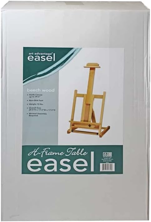 Art Advantage H Frame Bamboo Table Easel