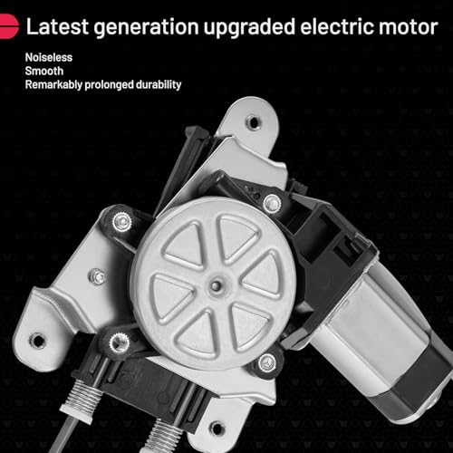 Image of BDFHYK 741-637 Power Window Regulator with Motor Front Left for 1997-2005 Buick Century 1998-2002 Oldsmobile Intrigue 1997-2004 Buick Regal