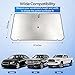EcoNour Umbrella Windshield Sun Shade for Car | Foldable Umbrella Sun Shield | UV & Heat Protection for Front Window Shade with Storage Pouch | Fits Sedans Truck & SUVs | Medium 57