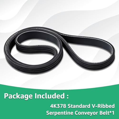 GUSUUI 4K378 V-Ribbed Serpentine Belt Replacement for Serpentine Drive Belts in Most Brand Car Models, Gold Grade by GUSUUI - Image 9