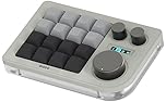 KEEBMONKEY Megalodon Triple Knob Macro Pad Programmable Designer Mini Keyboard 16 Keys (Soy), Grey And Black