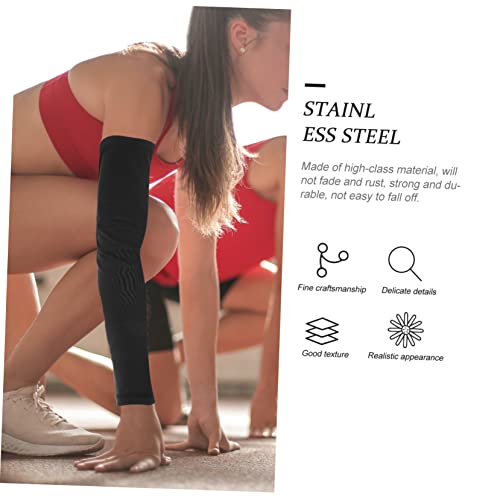 SUPVOX 8 Pares De Braçadeiras Respiráveis ​​De Cor Sólida Manga De Braço Esportiva Mangas De Conduçã