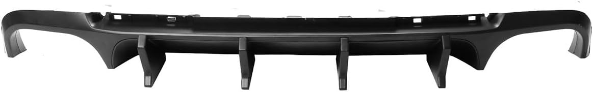 PP Matte Black Rear Diffuser for 2013-2014 Ford Mustang Shelby GT500