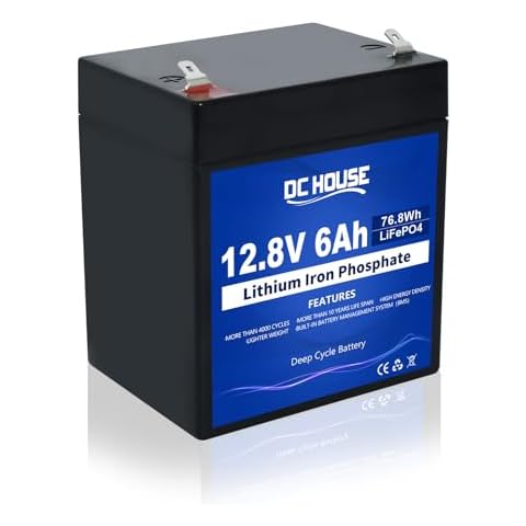 DC HOUSE 12V 6Ah Lithium Battery Cover