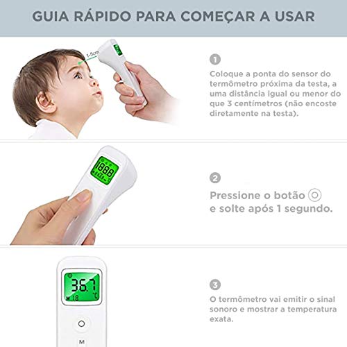Termômetro infravermelho sem toque - Bioland