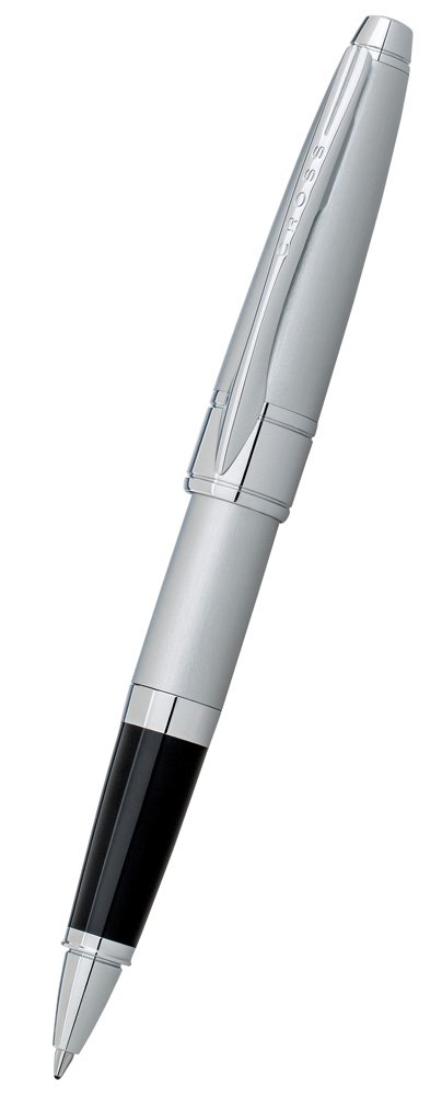 Cross Apogee Gel-Tintenroller Rollerball (in Geschenkbox, Mittel) satin chrom