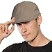 YSense 2 Piezas Gorra Hombre Plana Algodón, Gorra Caza de Vendedor de...
