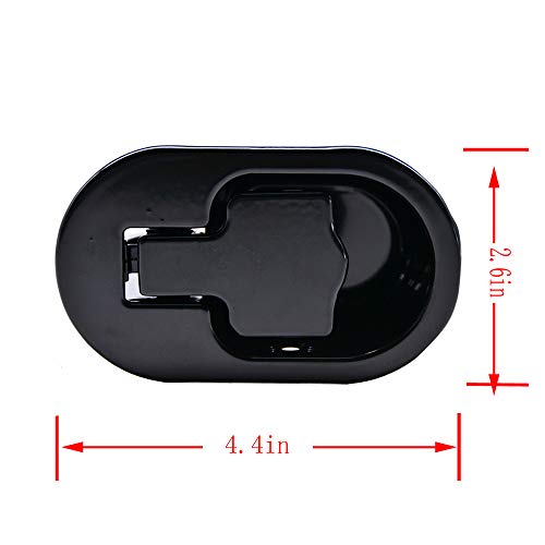 Yoogu 2Pcs Metal Recliner Handles Replacement Parts For Chair Sofa Couch Release 6Mm Black #TOP3