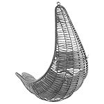 Hängesessel Atri II PE-Rattan Schwarz