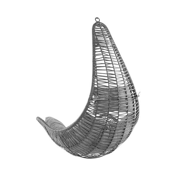 Hängesessel Atri II PE-Rattan Schwarz