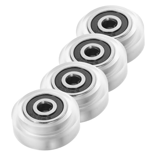 Polea de impresora para proyectos DIY kit de 4 ruedas estables con diseño transparente POM