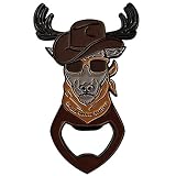 Haigoo Magnetic Bottle Opener for Fridge, Elk Bottle Opener Cool Bottle Openers Beer Gifts for Men,
