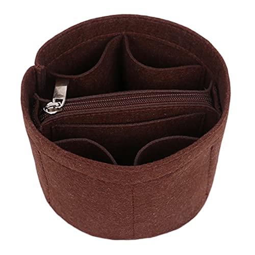 Bolsa de mão Forro de bolsa Tipo de balde com compartimentos Organizador de bolsa Mantenha pequenas