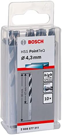 Bosch Accessories Professional PointTeQ HSS Twist Drill Bit (for metal, 13 x 101 x 151 mm, accessories for drill driver)