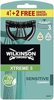 Wilkinson Sword 7005708F Jednorazowe Maszynki Do Golenia, 6 Sztuk, Wielokolorowy