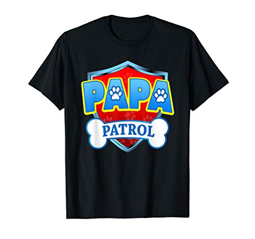 Funny PAPA Patrol - Dog Mom, Dad For Men Women T-Shirt