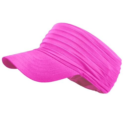 Image of Sports Sun Visor for Men Women UV Protection Lightweight Packable Stretchy Hats for Running, Tennis, Golf