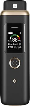 Professional Ketone Breath Analyzer Ketone Breath Meter for Tracking Your Ketones Black