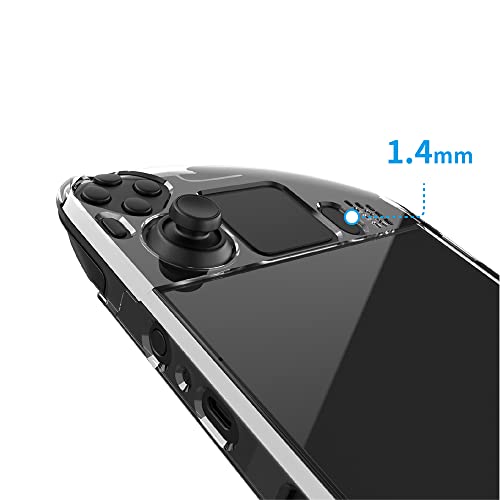 Steam Deck Hard Case - Clear Protective Cover, Non-Slip, Anti-Collision, Transparent, Shockproof - Image 4