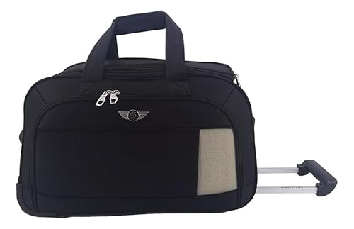 Sacola de Viagem Londres Poliéster 2 Rodas Santino M - SLS1M (Preto)