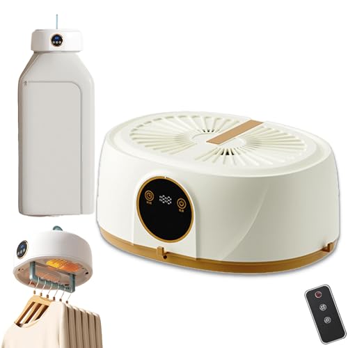 Planchadora automática, secadora de ropa portátil, vaporizador de prendas, plancha de aire vertical, ideal for viajes, hogar y apartamento.(Beige)