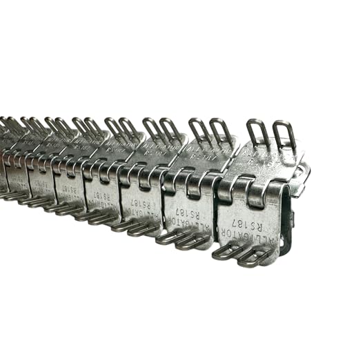 Genuine Flexco RS187J30/750NC Alligator Ready Set Staple Fastener (Box of 4 Sets) - Includes 10 Additional 187-RET Retaining Washers