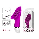 Oral Tongue Simulator Stimulator-Silent&Waterproof Variable Speed Vibration Wand 726