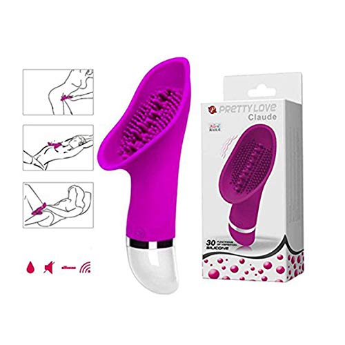 Wireless Tongue Vibrant Toy Oral Tongue Simulator, Waterproof 30-Frequency Vibration Wand-6342SF