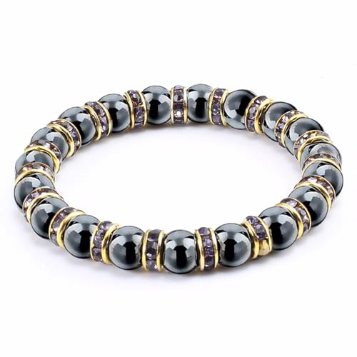 Bracelet de nièce en perles de cristal de yoga pour femme active