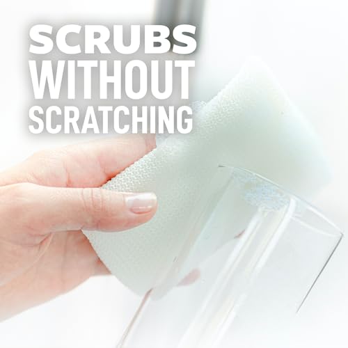 Image of Scotch-Brite Greener Clean Non Scratch Scrubber: 2.6 in. x 4.1 in. x 0.7 in. / 3-Pack (White)