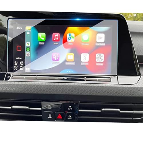 Film protecteur en verre trempé 10" navigation pour VW Golf GTI et Golf R 2022 2023