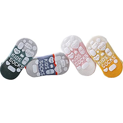 Snegyu Unisex Calzini Antiscivolo Bambina Ragazzi