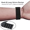 ZmdecQna Hook and Loop Nylon Watch Strap, Ultralight Sport Wrist Band,22mm Quick Dry,Super Rugged Nylon Sports Strap With Woven Loop Design, For Men #3