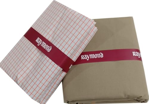 Image of Raymond Premium Unstitched Formal Shirt Fabric, Cotton Blend Stripes, 150 x 150 cm, Regular Fit, Professional Wear Collection