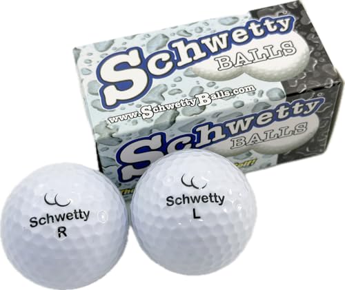 VIP Home Essentials Schwetty Balls Novelty Golf Ball Pair (White)