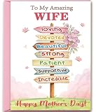Mcduldul Mothers Day Card for Wife, Happy Wife...