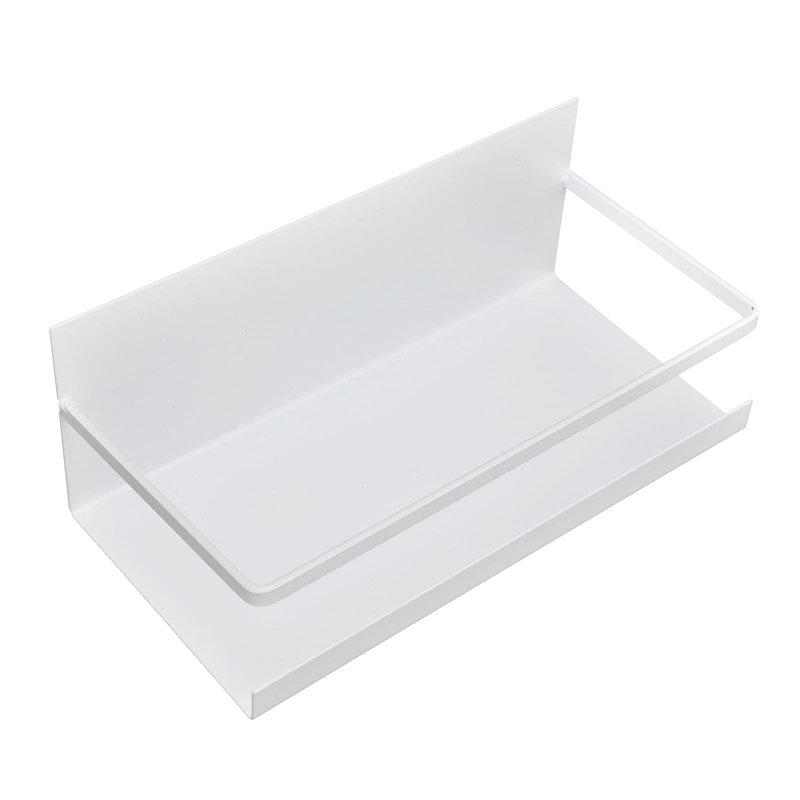 Gewürzregal, magnetisch, robust, für Kühlschrank, Küche, Gewürzregal für die Organisation des Hauses, 2 x für kleine Gegenstände (weiß)