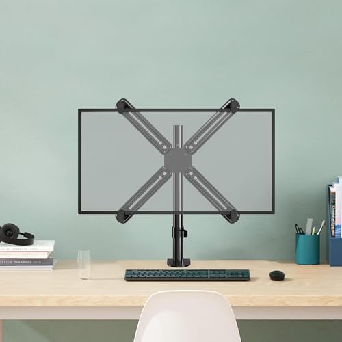 Suptek Adapter inny niż VESA do zestawu wspornika ramienia monitora do ekranów 13-32 cali, odpowiedni dla VESA 75 × 75/100 × 100mm WK002