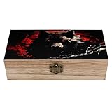 Format compact pour un placement facile : Mesurant environ 20 x 6 x 9,5 cm, cette boîte à bijoux en bois fabriquée à la main se pose facilement sur les bureaux, les étagères, les tiroirs, les comptoirs, les tables de chevet ou les coiffeuses sans prendre beaucoup de place.