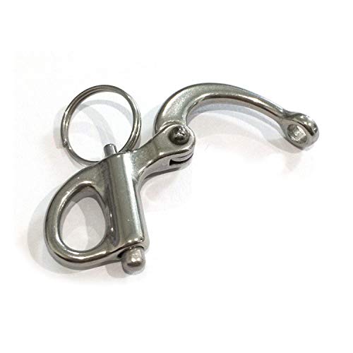 keehui 316 Stainless Steel Marine Grade Pair of 2"(52mm) Fixed Bail Snap Shackle for Bracelet, Sailboat by keehui - Image 5