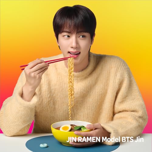 OTOKI Jin Ramen Spicy Bowl – Authentic Korean Instant Noodles with 13-Hour Simmered Beef Bone Broth, Bold & Fiery Flavor, Microwave or Add Hot Water, Ready in 5 Minutes, 3.88 oz (Pack of 6) - Thumbnail 4