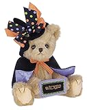 Bearington Tricky Nikki, Plush Stuffed Animal Halloween Witch Teddy Bear, 12 inches