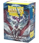 ドラゴンシールド 25周年限定カラー Blue Silver 4個セット Amazon.com: Dragon Shield | Matte Dual Standard Size Card Sleeves
