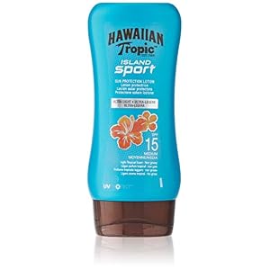 Hawaiian Tropic SPF 15 Island Sport Loción bronceadora